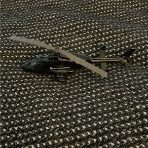 1986 Vintage ERTL Chopper Squadron Black Widow Helicopter 1:64 scale - Very Rare